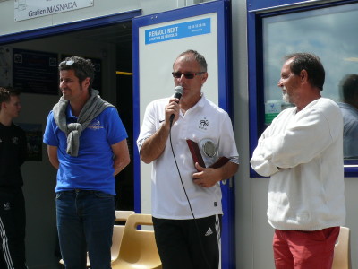 Philippe remercie l'Amicale